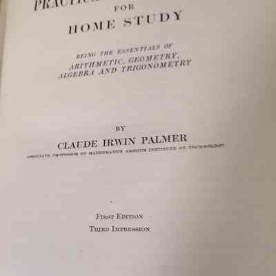 Practical mathematics for home study
