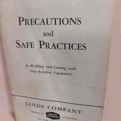 Precautions and safe practice