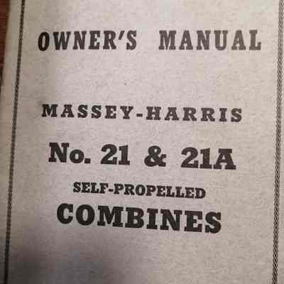 Massey-Harris owner's manual