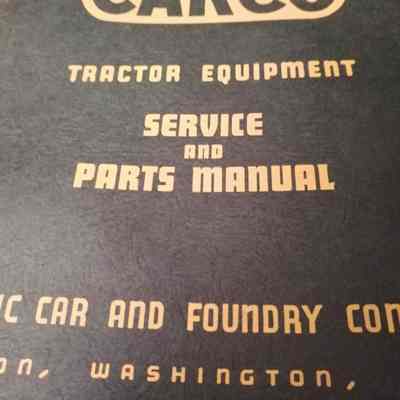 Carco. Tractor equipment. Service and parts manual