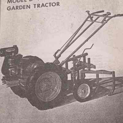 Owner's manual and parts list.