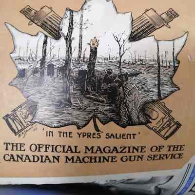 Canadian machine gunner. Periodical