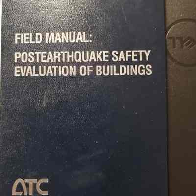 Field manual: postearthquake safety evaluation of buildings