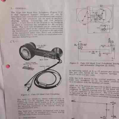 Type 800 hand test telephone