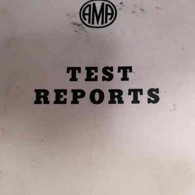 Test reports. Report on farm tractors 1962