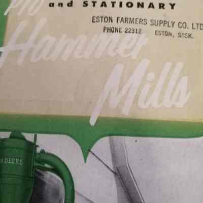 John Deere and stationary hammer mills