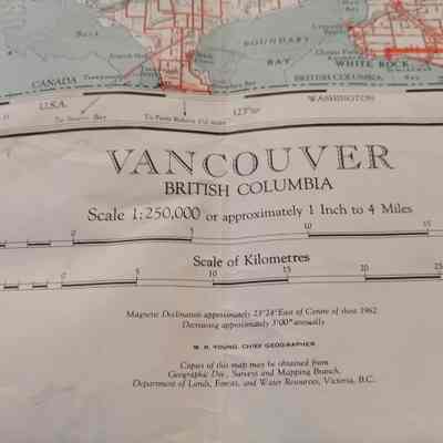 Vancouver, B.C. Map