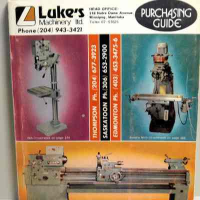 Luke's Machinery Ltd.. Purchasing guide.