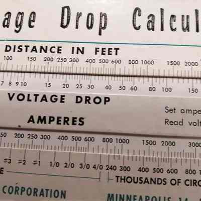 Voltage drop calculator