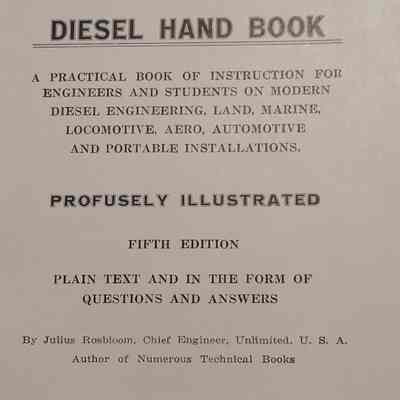 Diesel hand book
