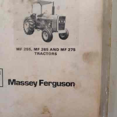 Massey-Ferguson. MF 255, MF 265, and MF 275 Tractors