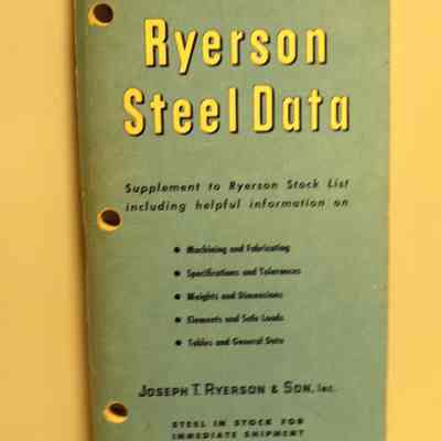 Ryerson steel data