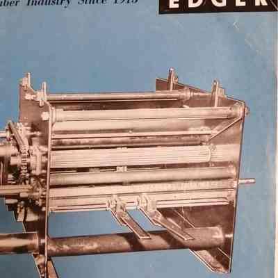 Webb and Gifford model "6 x 42" edger