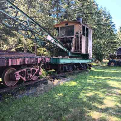 Link belt steam locomotive crane
