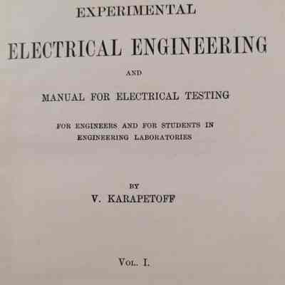 Experimental electrical engineering and manual for electrical testing