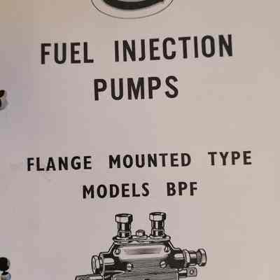 Fuel injection pumps