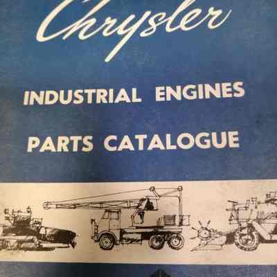 Chrysler. Industrial engines. Parts catalogue.