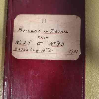 Boilers in detail from No. 25 to No. 93