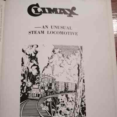 Climax - an unusual steam locomotive