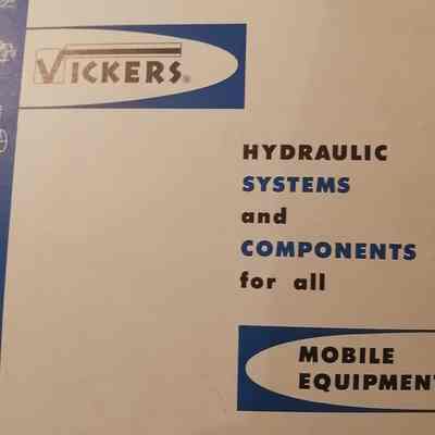 Hydraulic systems and components for all. Mobile equipment