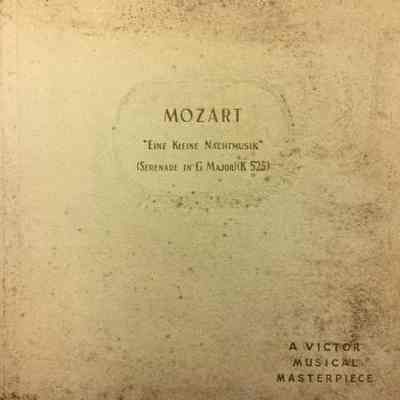 Album - 78rpm Record, Shellac - Mozart: "Eine Kleine Nachtmusik" Serenade In G Major - Vienna Philharmonic Orchestra - 1936 - Victor M-364 - Shas Collection (1967-)
