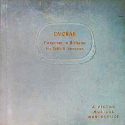Album - 78rpm Record, Shellac - Dvořák: Concerto In B Minor For Cello And Orchestra - Pablo Casals And The Czech Philharmonic Orchestra - 1937 - Victor DM-458 - Old Attic Collection