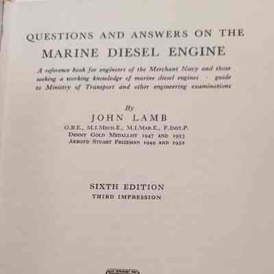 Questions and answers on the marine diesel engine