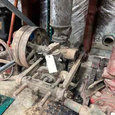 Large gear driven pump (unrestored)