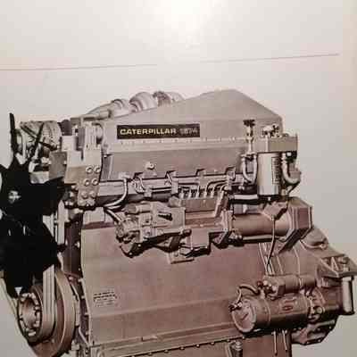 Caterpillar. Cat 1874. Truck engine