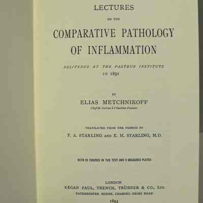 Lectures on the comparative pathology of inflammation