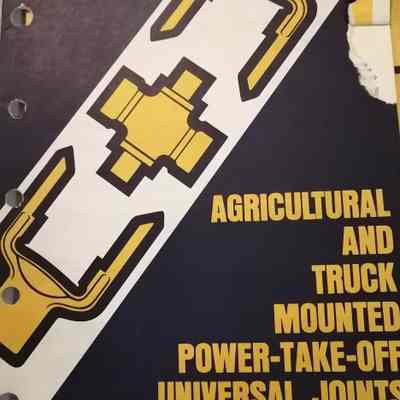 Agricultural and truck mounted power-take-off universal joints