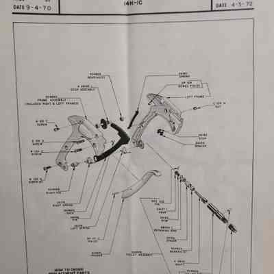Parts list. Manually operated wire-wrap tool. 14H-1C