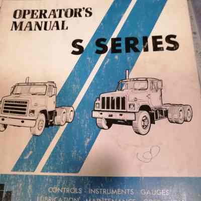 S Series. Operator's manual.