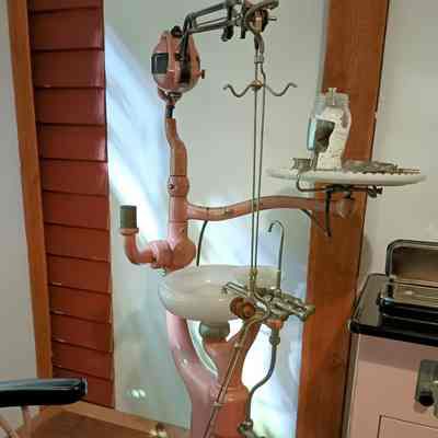 Dental drill and sink