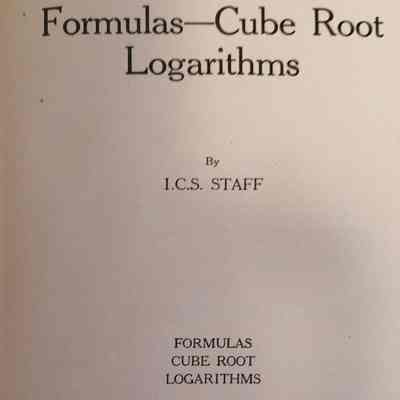 Formulas - Cube root logarithms