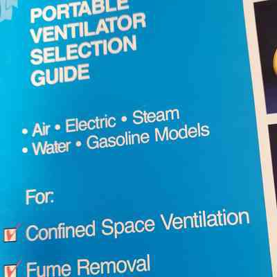 Coppus portable ventilator selection guide