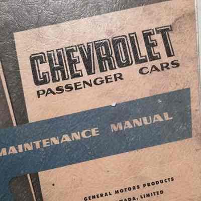 Chevrolet passenger cars. Maintenance manual.