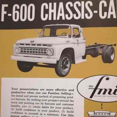 1965 Ford F-699 chassis-Cab