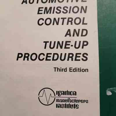 Automotive emission control and tune up procedures