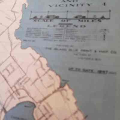 City of Victoria and vicinity. Map