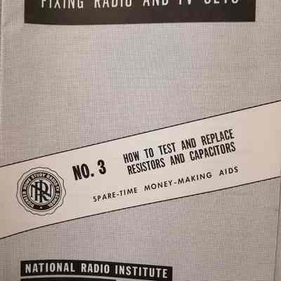 How to make extra money fixing radio and tv sets.