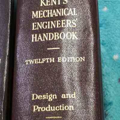 Kents mechanical engineers' handbook in two volumes.