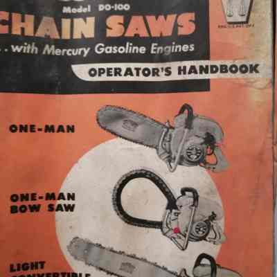Chain saws. Model DO-100. Operator's handbook