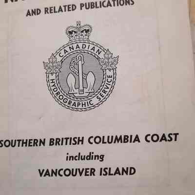 Nautical charts and related publications. Southern British Columbia coast including Vancouver Island