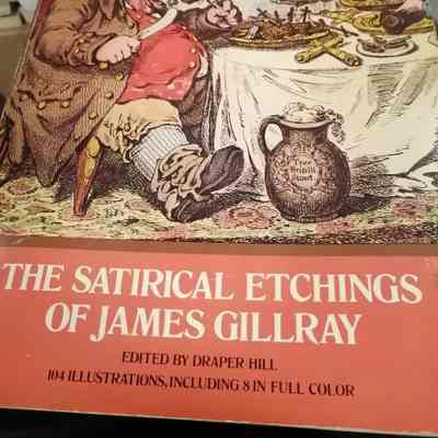 Satirical etchings of James Gillray