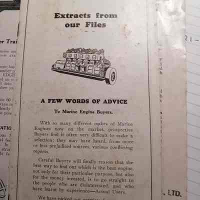 Extracts from our files