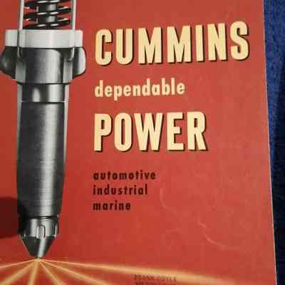 Cummins dependable power. Automotive, industrial, marine