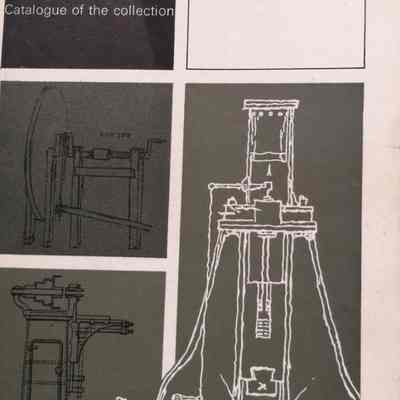 Machine tools. Science Museum. Catalogue of the collection