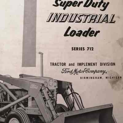 Ford operating and assembly instructions super duty industrial loader. Series 712