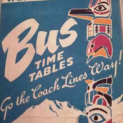 Bus time tables